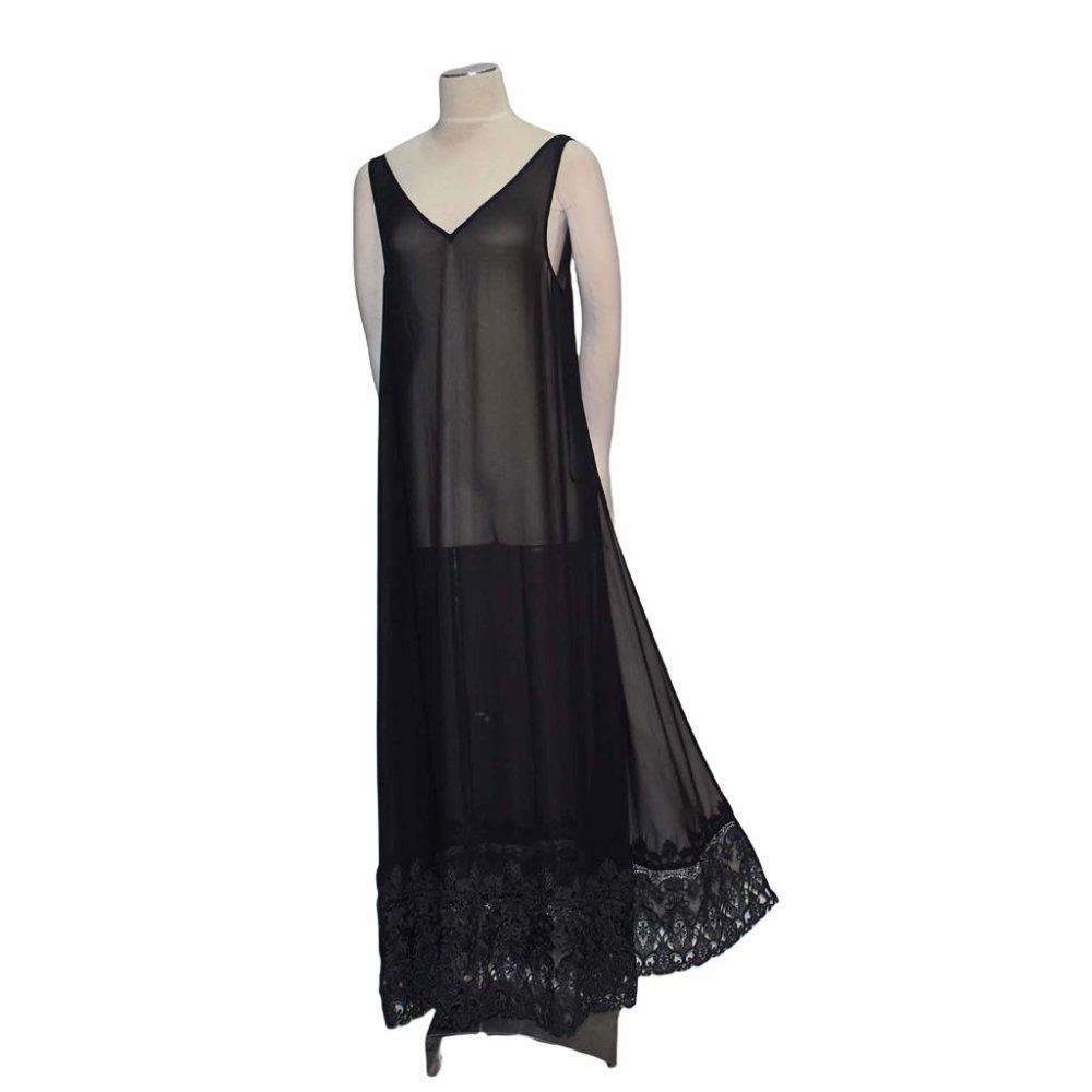 Ted Baker Black Sheer Swim Coverup